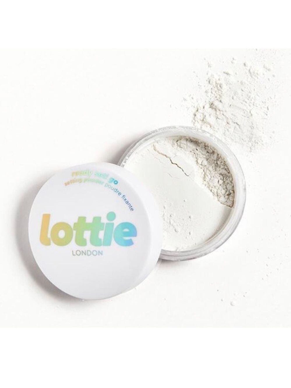 Lottie London Ready Set Go Loose Setting Powder in True Translucent Mini | NEW